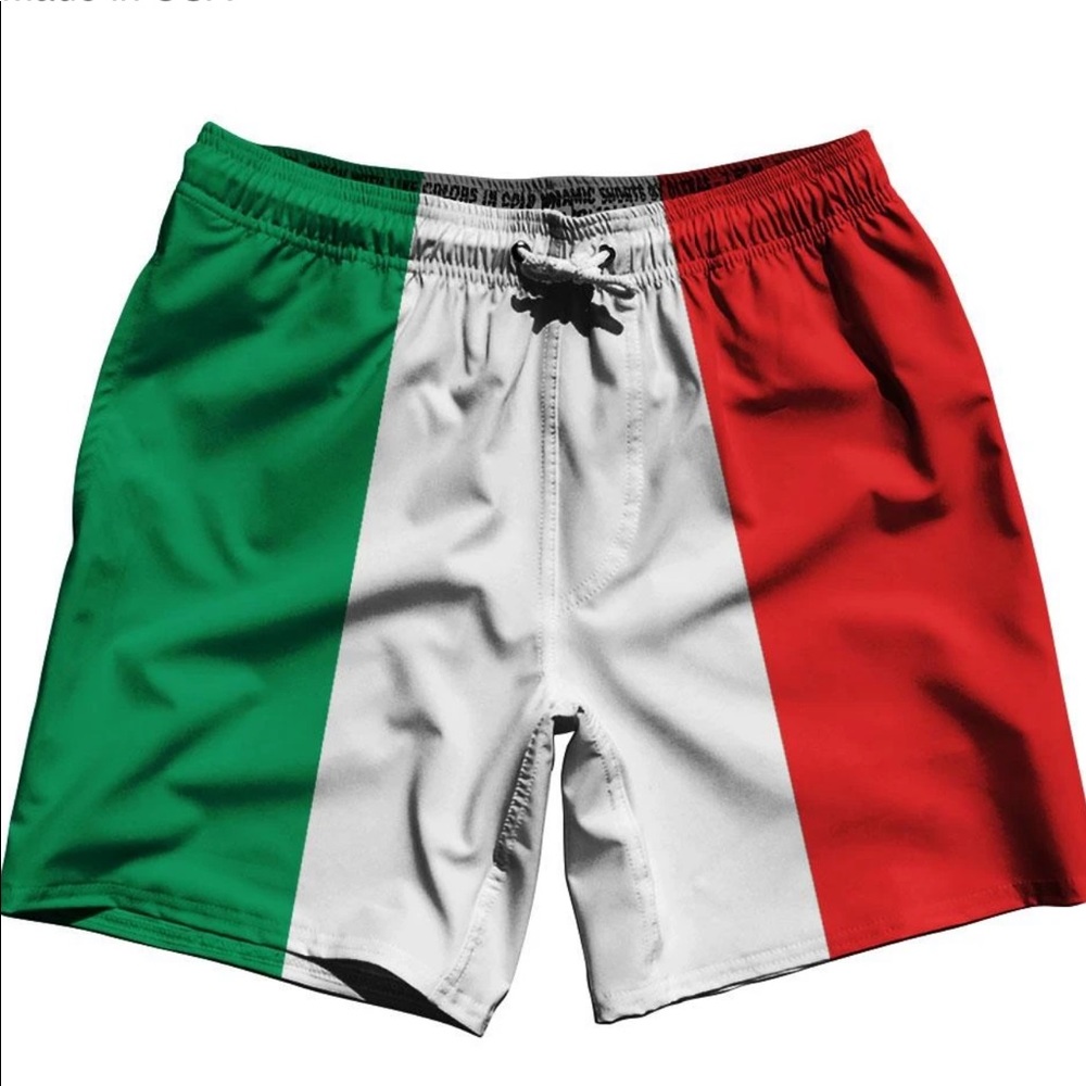 Italy country flag 7.5 swim shorts
